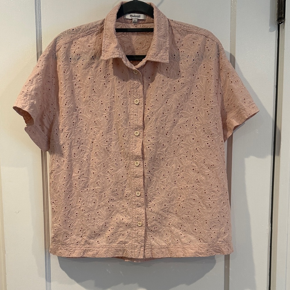 Madewell Beachside Cotton Buttondown in Dream on Daisies